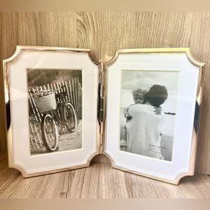 Kate Spade x Lenox Sullivan Street GOLD Double Hinged Picture Frame